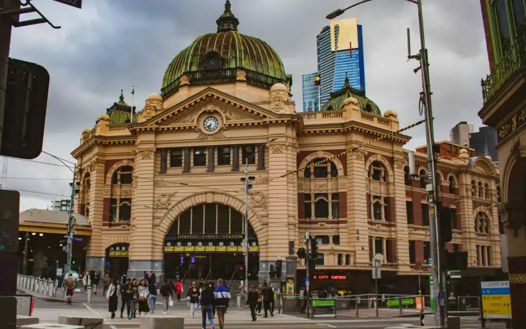 Melbourne Flinders Street Train Station in Australia